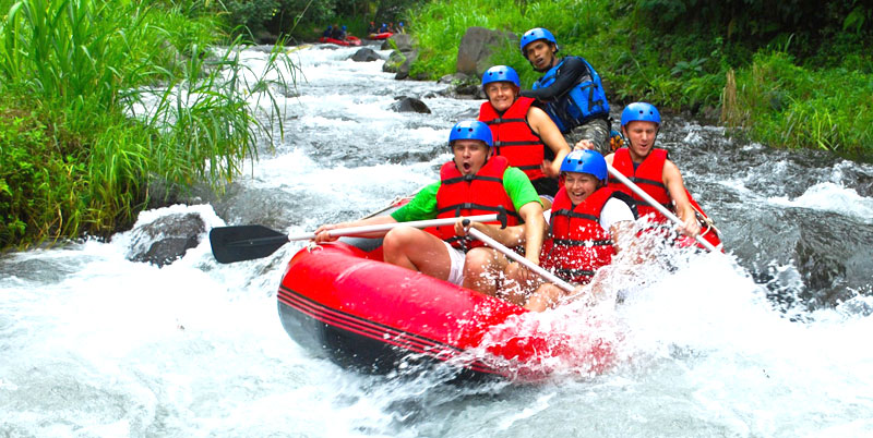 Ayung River Rafting + Horse Riding + Spa Packages