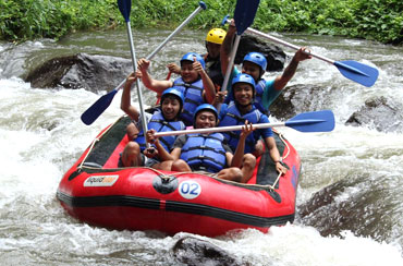 Telaga Waja Rafting + Horse Riding + Spa Packages