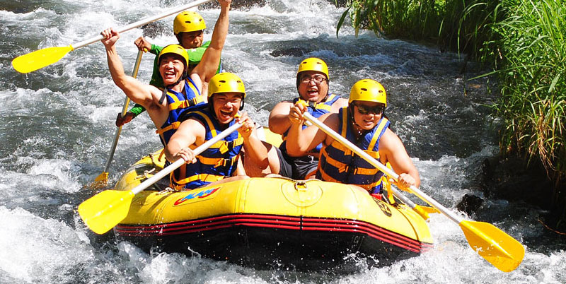 Telaga Waja Rafting + Horse Riding + Spa Packages